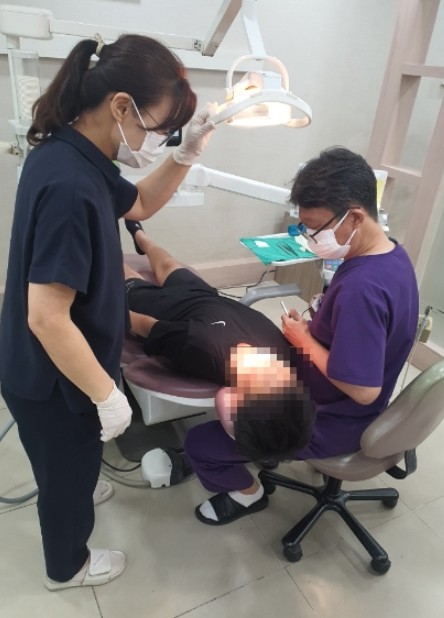 거창군 드림스타트, 치과 검진 및 치...