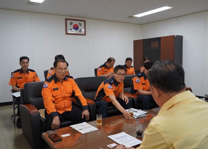 여수소방서, 출입국·외국인사무소 화재...