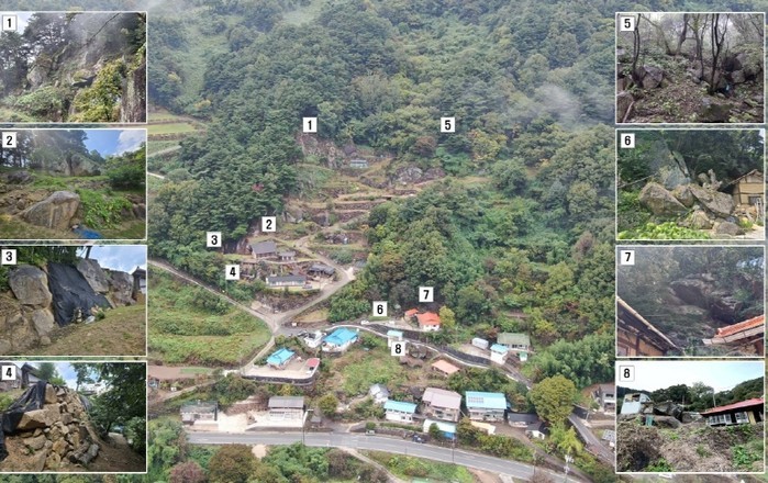 함양군, 고정지구 급경사지 붕괴위험지...